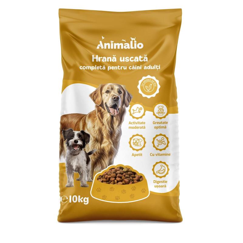 Hrana Uscata Caini cu Pui, Animalio, 10 kg